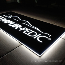Advertising Led Light Letter Logo Acrylic Lightbox Sign Board Designs Shops Restaurant Lightbox